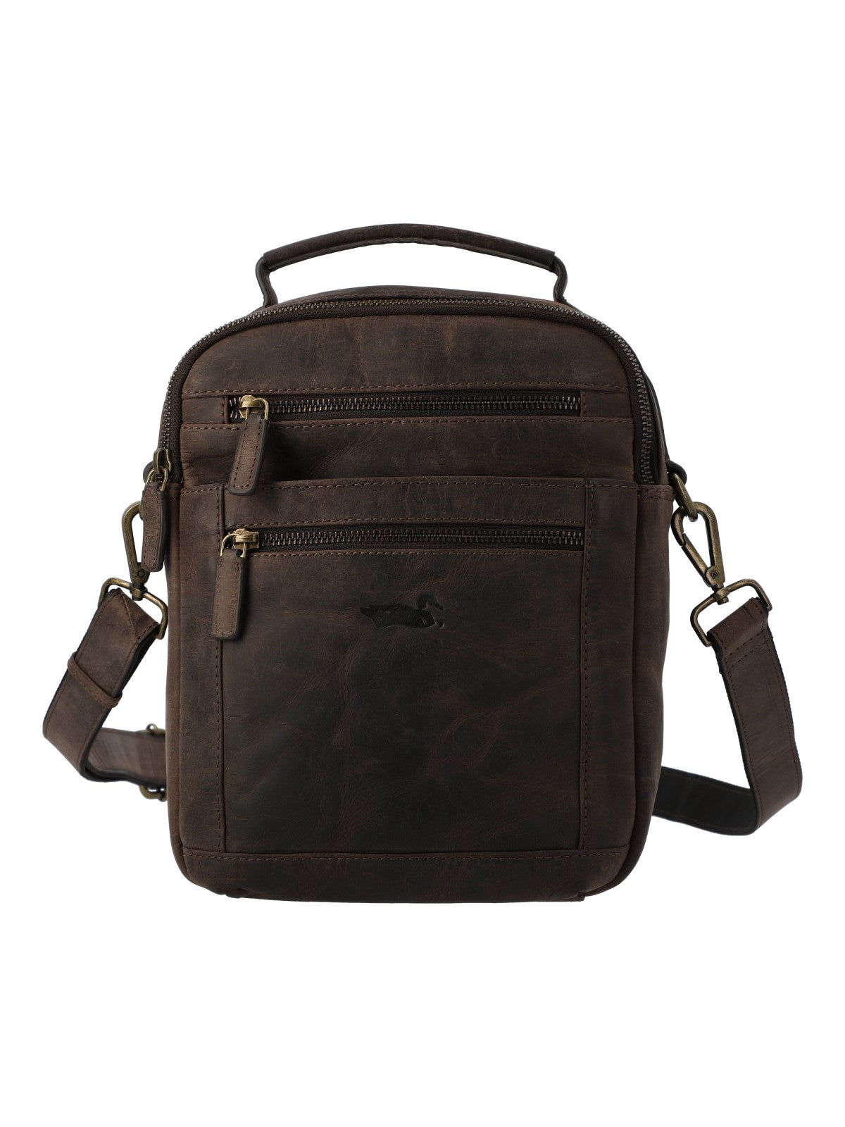Maletín Unisex Cuero Ks Russell Cross Marrón Rockford Marrón