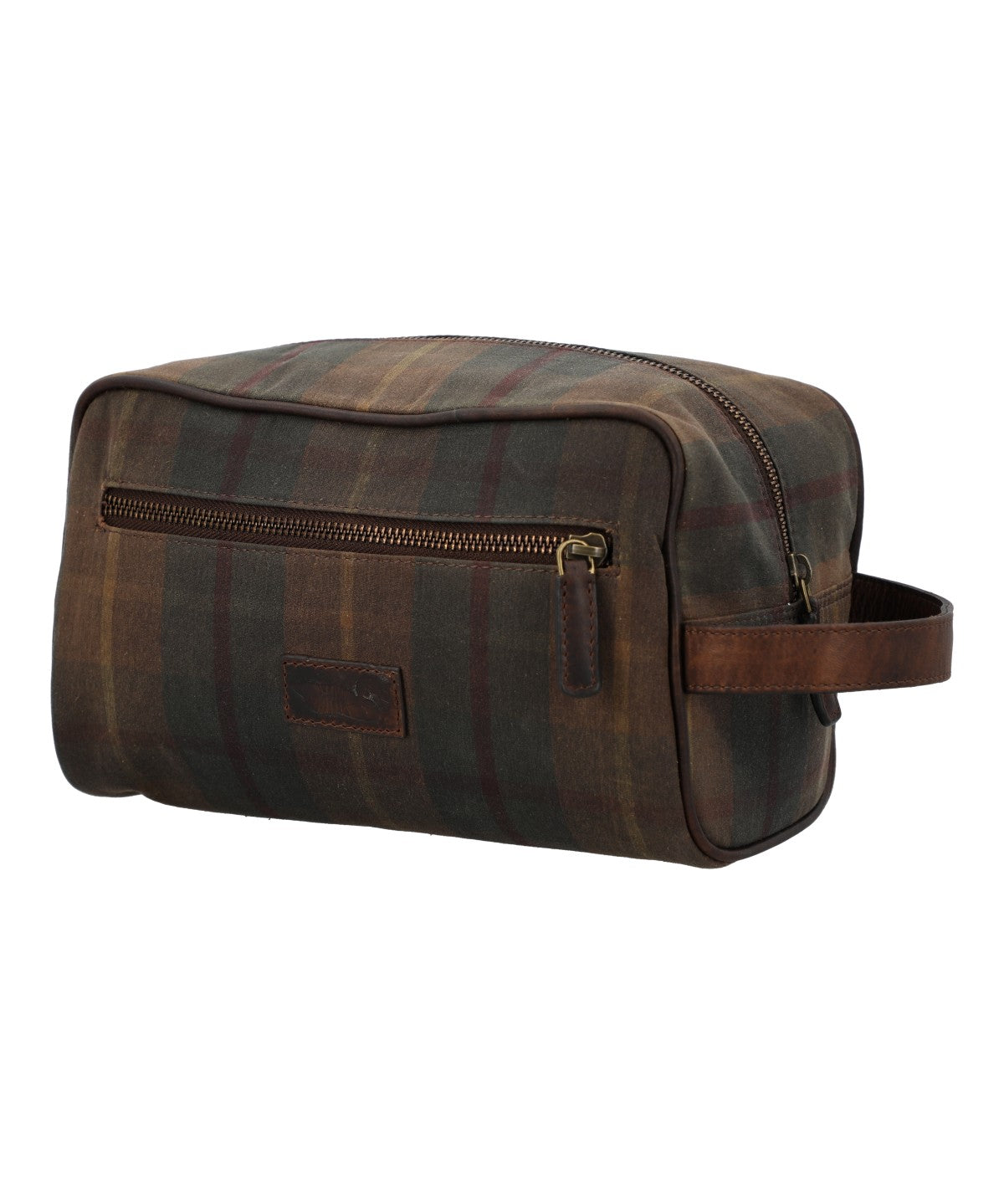 Neceser Unisex Canvas Engrasado Inglés Y Cuero Uk Windsor Toiletry Marrón Rockford Marrón