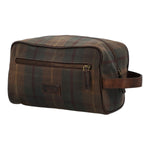 Neceser Unisex Canvas Engrasado Inglés Y Cuero Uk Windsor Toiletry Marrón Rockford Marrón