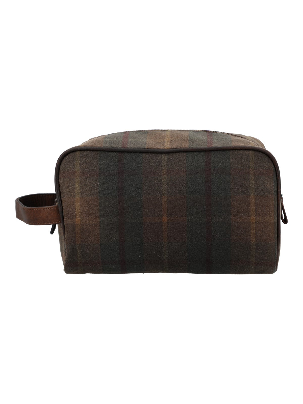 Neceser Unisex Canvas Engrasado Inglés Y Cuero Uk Windsor Toiletry Marrón Rockford Marrón
