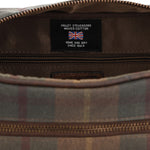 Neceser Unisex Canvas Engrasado Inglés Y Cuero Uk Windsor Toiletry Marrón Rockford Marrón