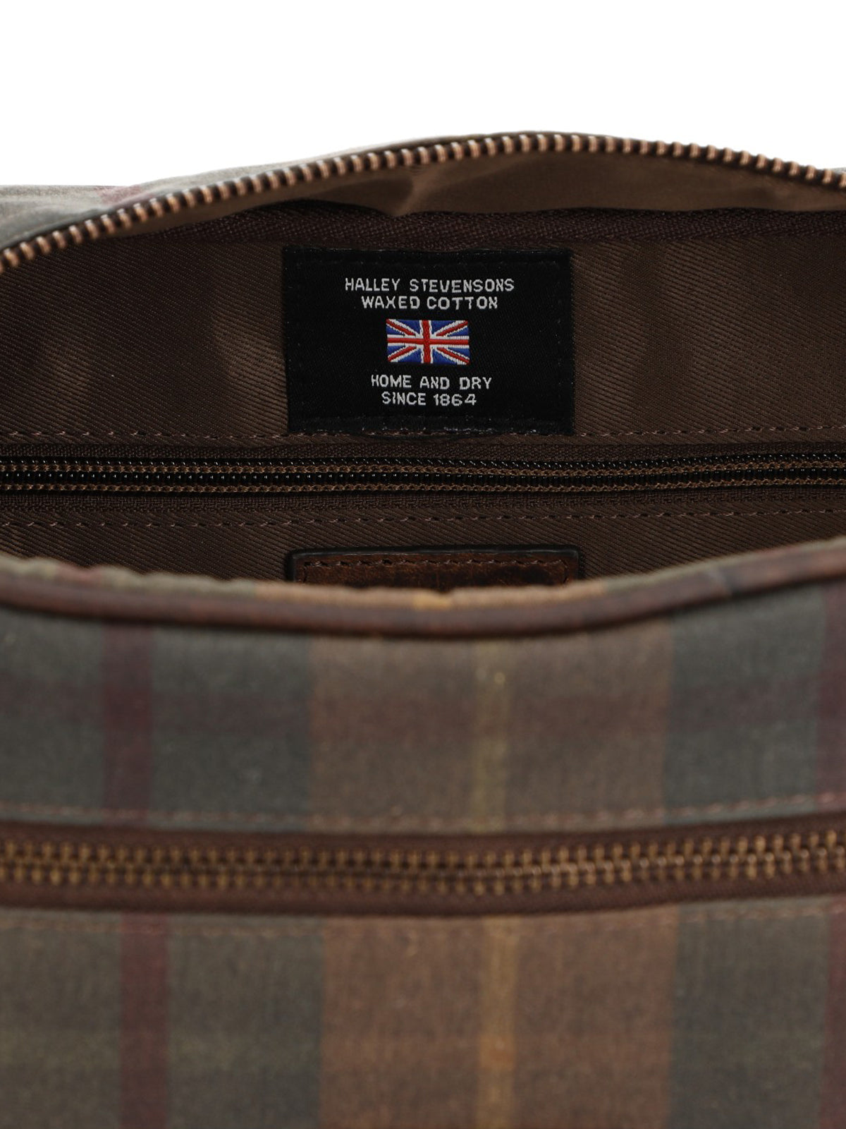 Neceser Unisex Canvas Engrasado Inglés Y Cuero Uk Windsor Toiletry Marrón Rockford Marrón